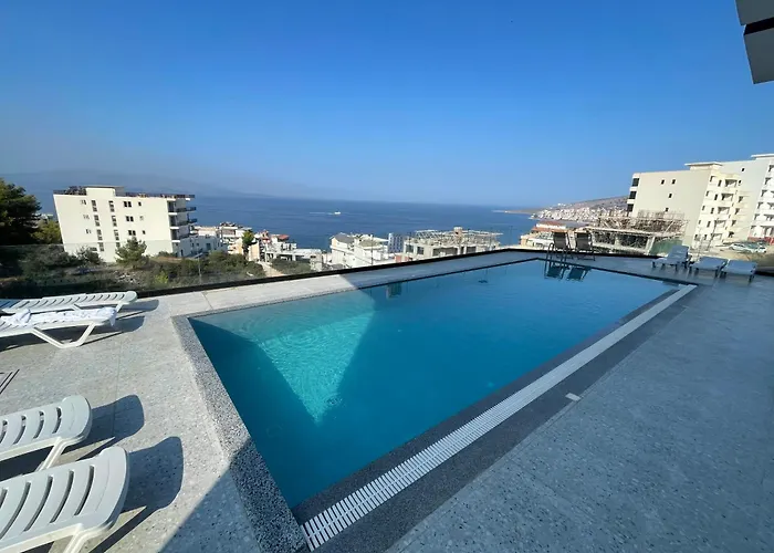 Panorama F1 Luxury 公寓 Sarandë